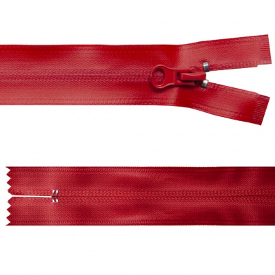 Молния водонепроницаемая PVC Т-7, 20 см, неразъемная, цвет (820)-красный - купить в Симферополе. Цена: 21.56 руб.