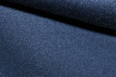 Ткань костюмная 8874/3, цвет темно-синий, 100% полиэфир - купить в Симферополе. Цена 433.60 руб.
