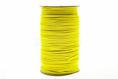 0370-1301-Шнур эластичный 3 мм, (уп.100+/-1м), цв.110 - желтый - купить в Симферополе. Цена: 459.62 руб.