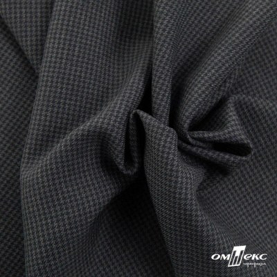 Ткань костюмная Пье-де-пуль 24013, 210 гр/м2, шир.150см, цвет т.серый - купить в Симферополе. Цена 334.18 руб.