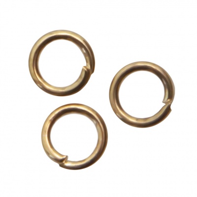 Кольцо  соединительное для бижутерии 4 мм, цв.-золото - купить в Симферополе. Цена: 0.41 руб.