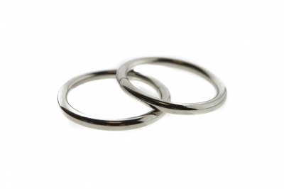Кольцо металлическое d-32 мм, цв.-никель - купить в Симферополе. Цена: 3.54 руб.