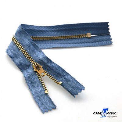 Молнии джинсовые металл т-4, 18 см латунь (YG), цв.-деним (231) - купить в Симферополе. Цена: 21.57 руб.