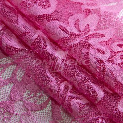 Кружевное полотно стрейч XD-WINE, 100 гр/м2, шир.150см, цвет розовый - купить в Симферополе. Цена 1 851.10 руб.