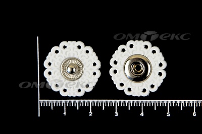 Кнопки пришивные №6 S20мм пластиковые белые - купить в Симферополе. Цена: 9.88 руб.
