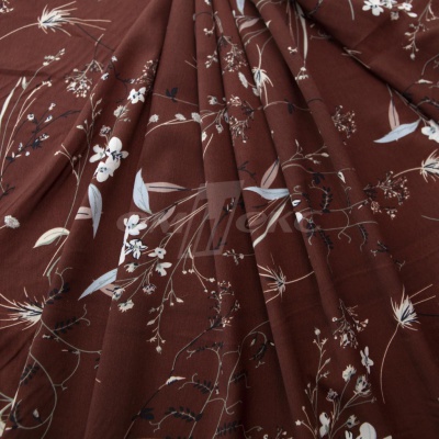 Плательная ткань "Фламенко" 2.2, 80 гр/м2, шир.150 см, принт растительный - купить в Симферополе. Цена 239.03 руб.