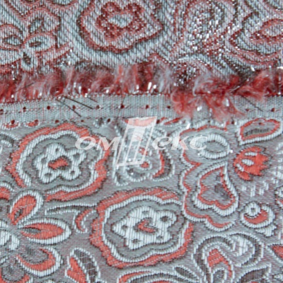 Ткань костюмная жаккард, 135 гр/м2, шир.150см, цвет красный№12 - купить в Симферополе. Цена 441.92 руб.