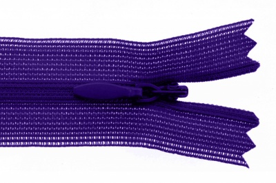 Молния потайная Т3 866, 20 см, капрон, цвет фиолетовый - купить в Симферополе. Цена: 5.27 руб.