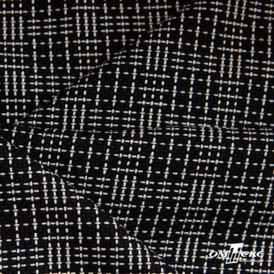 Ткань костюмная "Гарсия" 80% P, 18% R, 2% S, 335 г/м2, шир.150 см, Цвет черный - купить в Симферополе. Цена 669.66 руб.