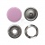 Кнопка рубашечная (закрытая) 9,5мм - эмаль, цв.003 - розовый - купить в Симферополе. Цена: 5.74 руб.