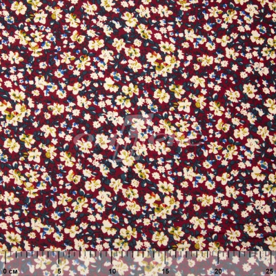 Плательная ткань "Софи" 5.1, 75 гр/м2, шир.150 см, принт растительный - купить в Симферополе. Цена 243.96 руб.