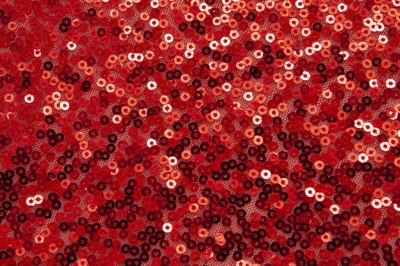 Сетка с пайетками №18, 188 гр/м2, шир.130см, цвет красный - купить в Симферополе. Цена 371 руб.