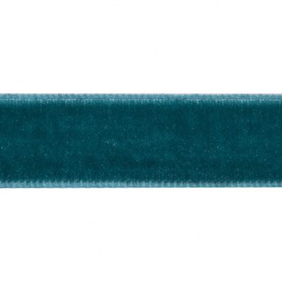 Лента бархатная нейлон, шир.12 мм, (упак. 45,7м), цв.65-изумруд - купить в Симферополе. Цена: 392 руб.