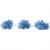 Тесьма плетеная "Рюш", упак. 9,14 м, цвет голубой - купить в Симферополе. Цена: 45.87 руб.