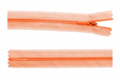 Молния потайная Т3 849, 20 см, капрон, цвет оранжевый - купить в Симферополе. Цена: 5.12 руб.