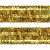 Тесьма с пайетками D16, шир. 20 мм/уп. 25+/-1 м, цвет золото - купить в Симферополе. Цена: 778.19 руб.