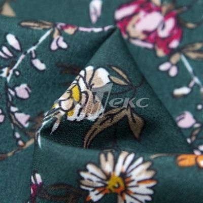 Плательная ткань "Фламенко" 6.1, 80 гр/м2, шир.150 см, принт растительный - купить в Симферополе. Цена 241.49 руб.
