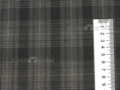 Ткань костюмная клетка 25235 2004, 185 гр/м2, шир.150см, цвет серый/бел - купить в Симферополе. Цена 