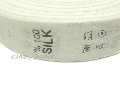 Состав и уход за тк.100% Silk (1000 шт) - купить в Симферополе. Цена: 520.46 руб.