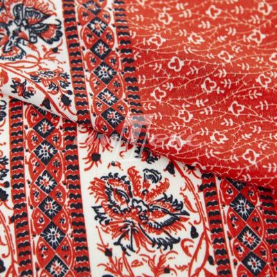 Плательная ткань "Фламенко" 24.1, 80 гр/м2, шир.150 см, принт этнический - купить в Симферополе. Цена 241.49 руб.