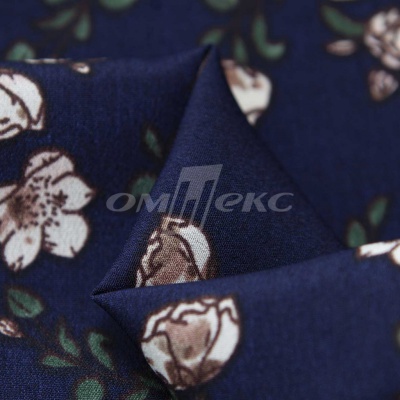 Плательная ткань "Фламенко" 3.2, 80 гр/м2, шир.150 см, принт растительный - купить в Симферополе. Цена 239.03 руб.